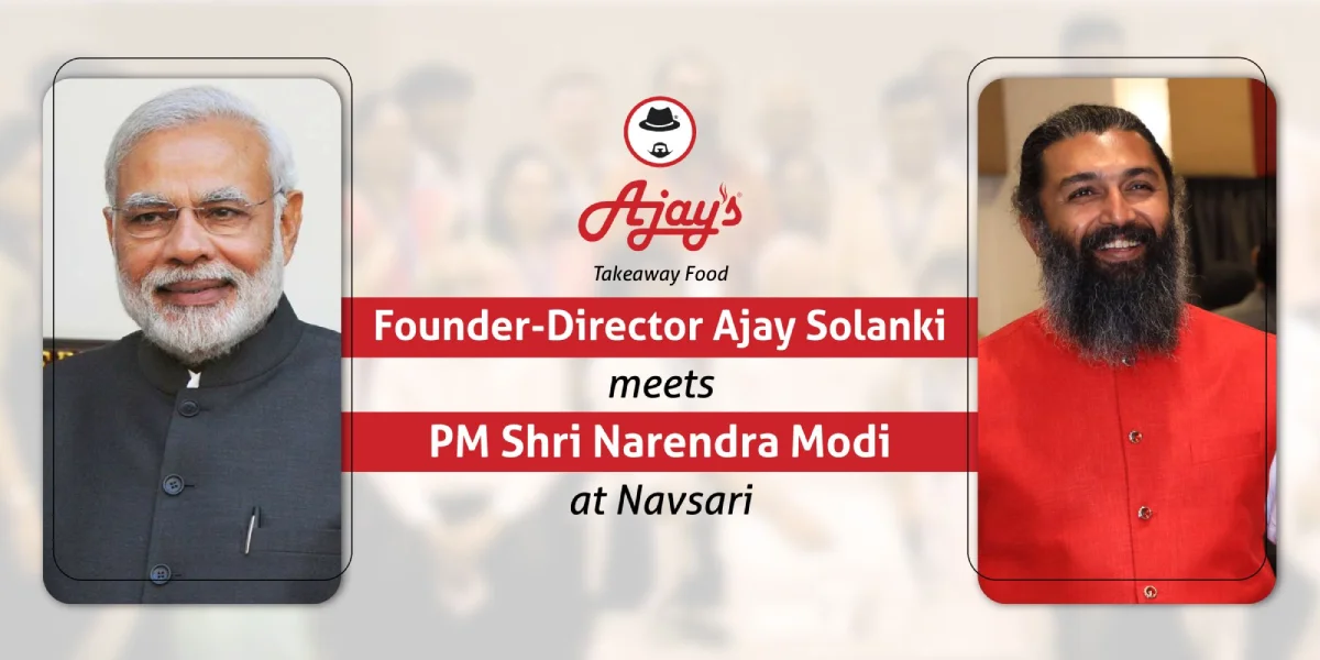 Founder of Ajay's Takeaway Food Met PM Modi