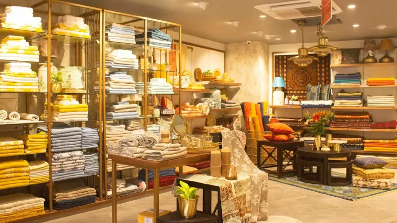 Interiors of a FabIndia store