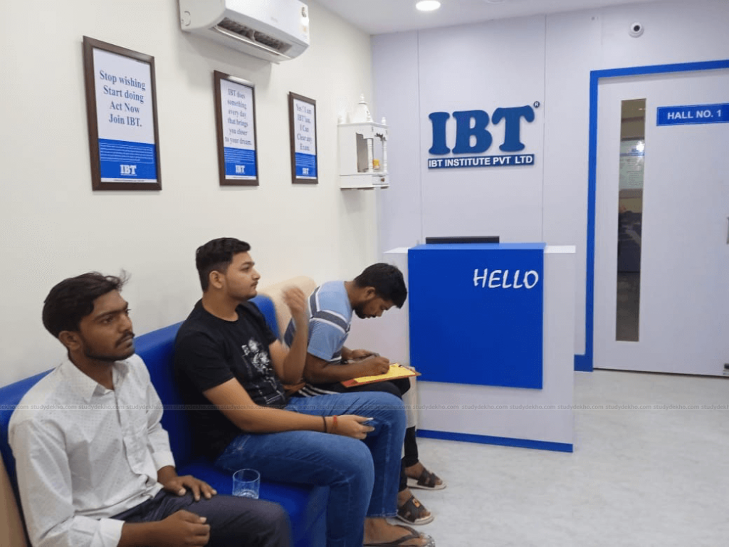 The reception area of an IBT Coaching Centre