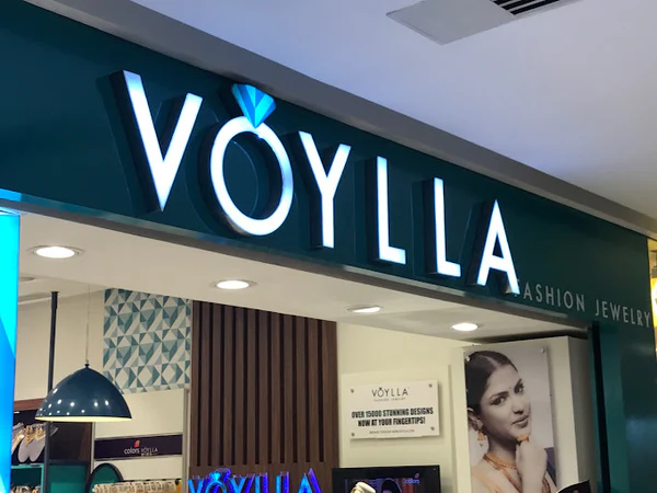 The inside view of a Voylla jewellery outlet