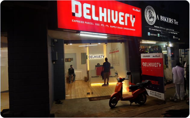 Picture of a delhivery’s Franchise Outlet