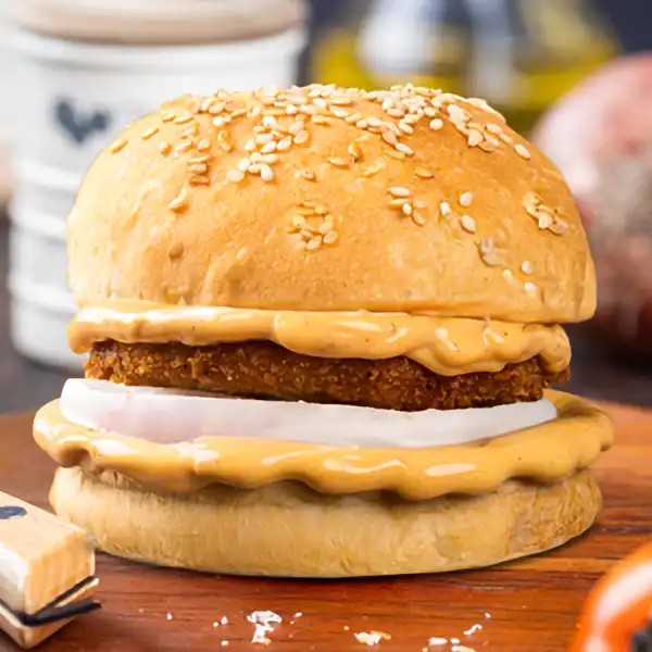 Ajay's Tadoori Cheesy Burger